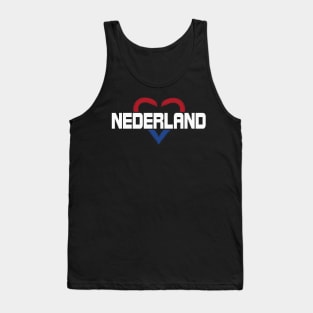 i love Nedherlands / ik hou van Nederland themed graphic design Tank Top